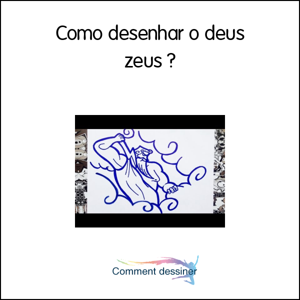 Como desenhar o deus zeus